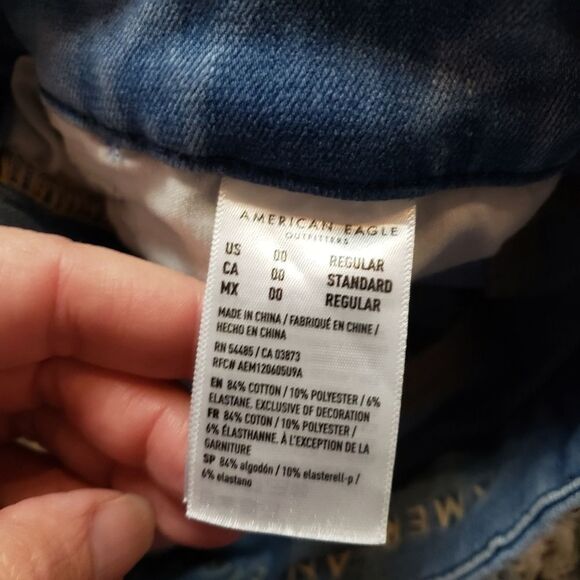 American Eagle Curvy High Rise Jeggings The Dream Jean Women’s - Picture 3 of 12